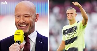 Alan Shearer sends brilliant message to Erling Haaland as Manchester City star marks debut with brace
