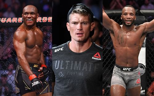 Kamaru Usman (left), Stephen Thompson (middle), and Leon Edwards (right)(Images via Getty)