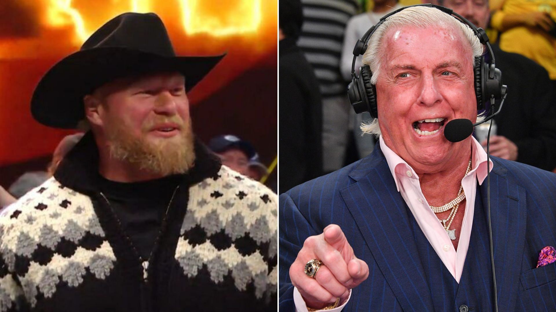 Ric Flair was not a fan of how the  storyline between Matt Riddle and Seth Rollins has played out