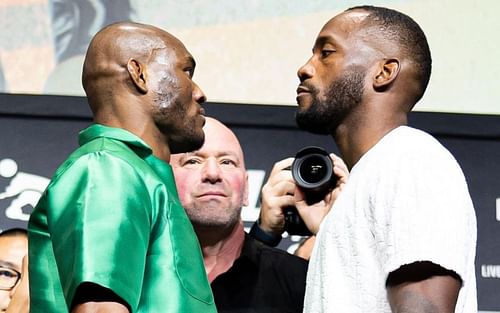 Kamaru Usman and Leon Edwards (via @usman84kg on Instagram)