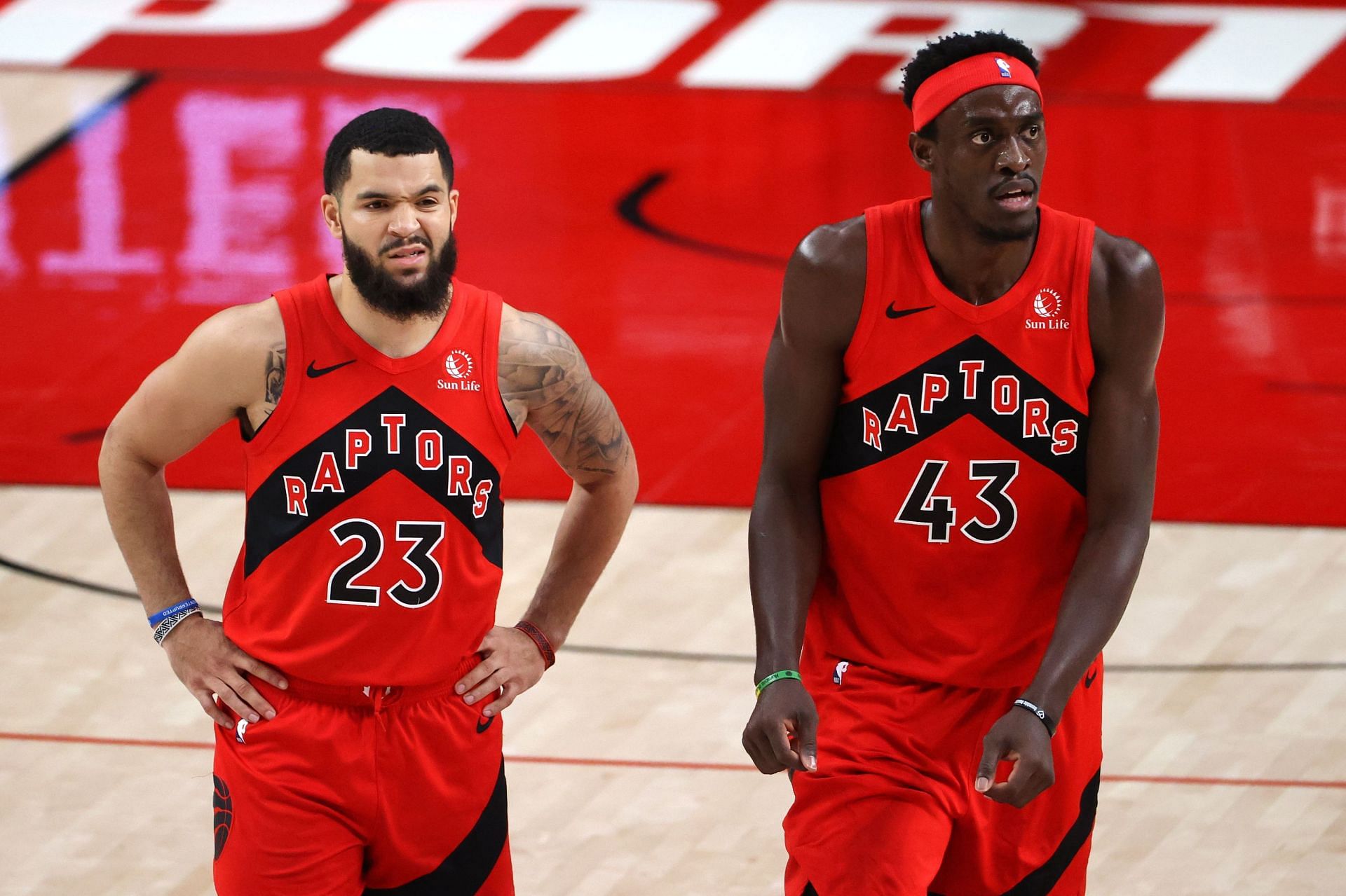 Fred VanVleet and Pascal Siakam could bide their time before signing a more lucrative offer from the Toronto Raptors. [Photo: Raptors Rapture]