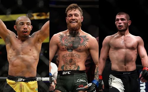 Jose Aldo, Conor McGregor, Khabib Nurmagomedov