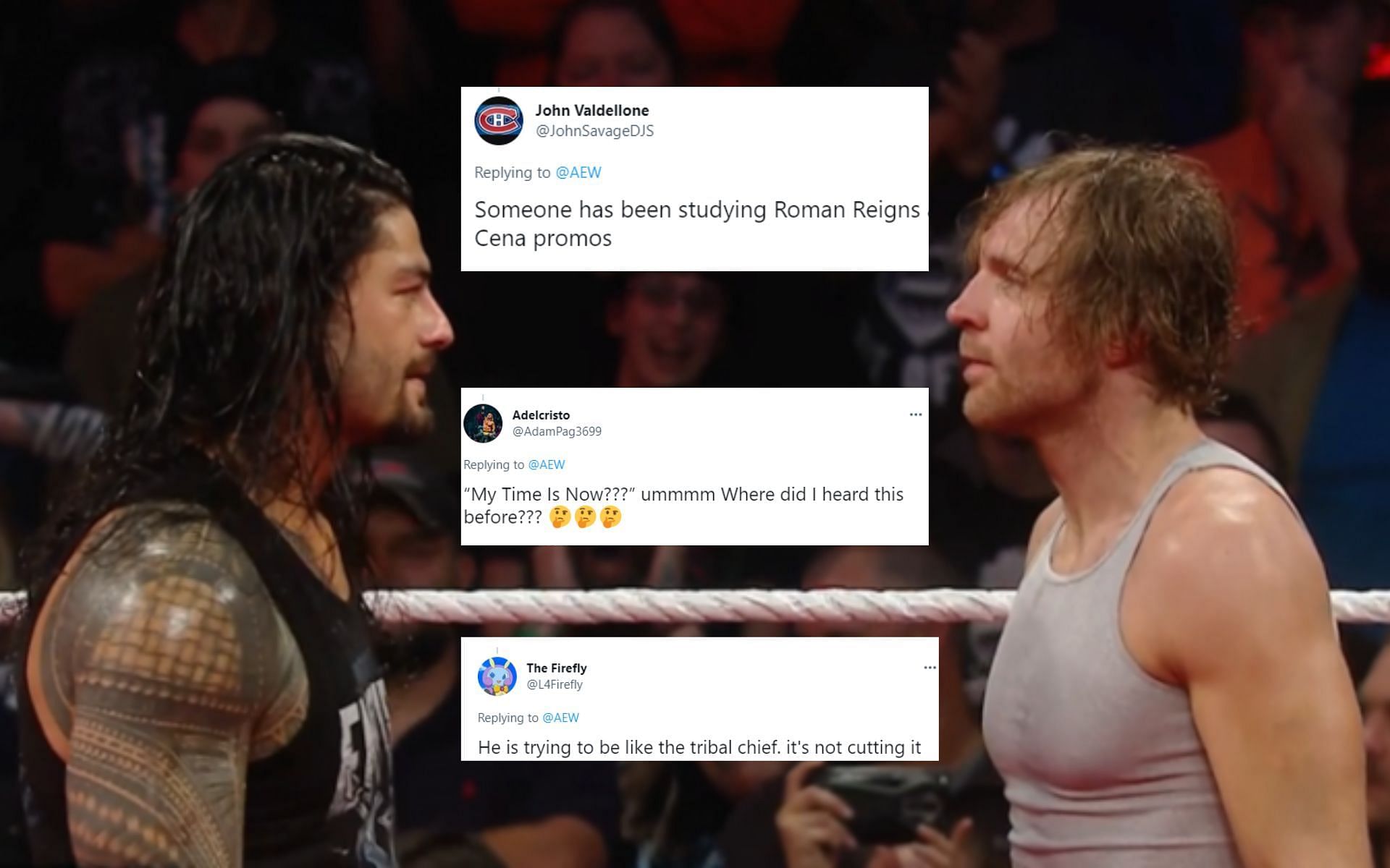 Jon Moxley referenced WWE Undisputed Champion Roman Reigns earlier on Dynamite.