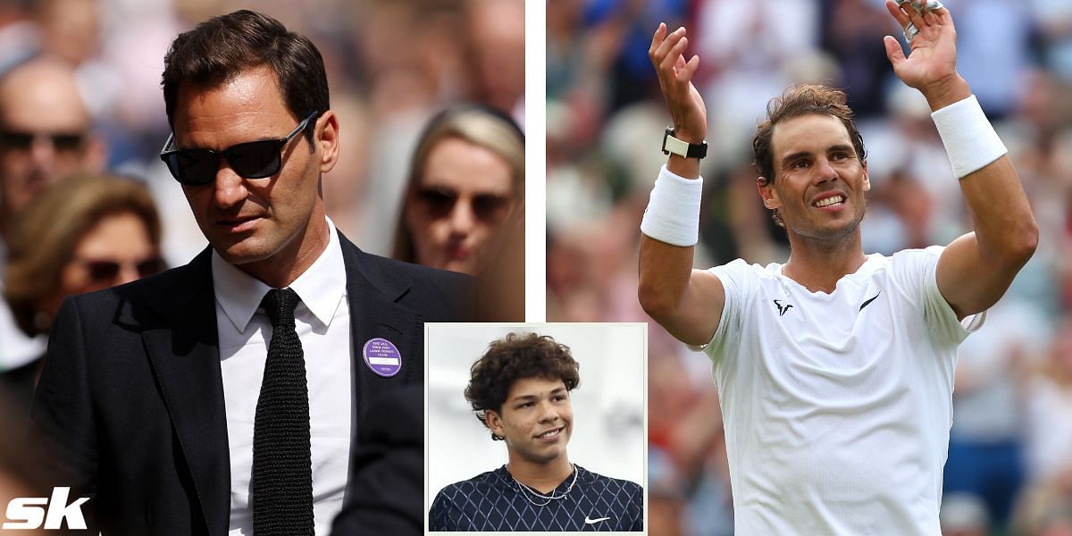 Ben Shelton named Roger Federer and Rafael Nadal as the two players he has looked up to.