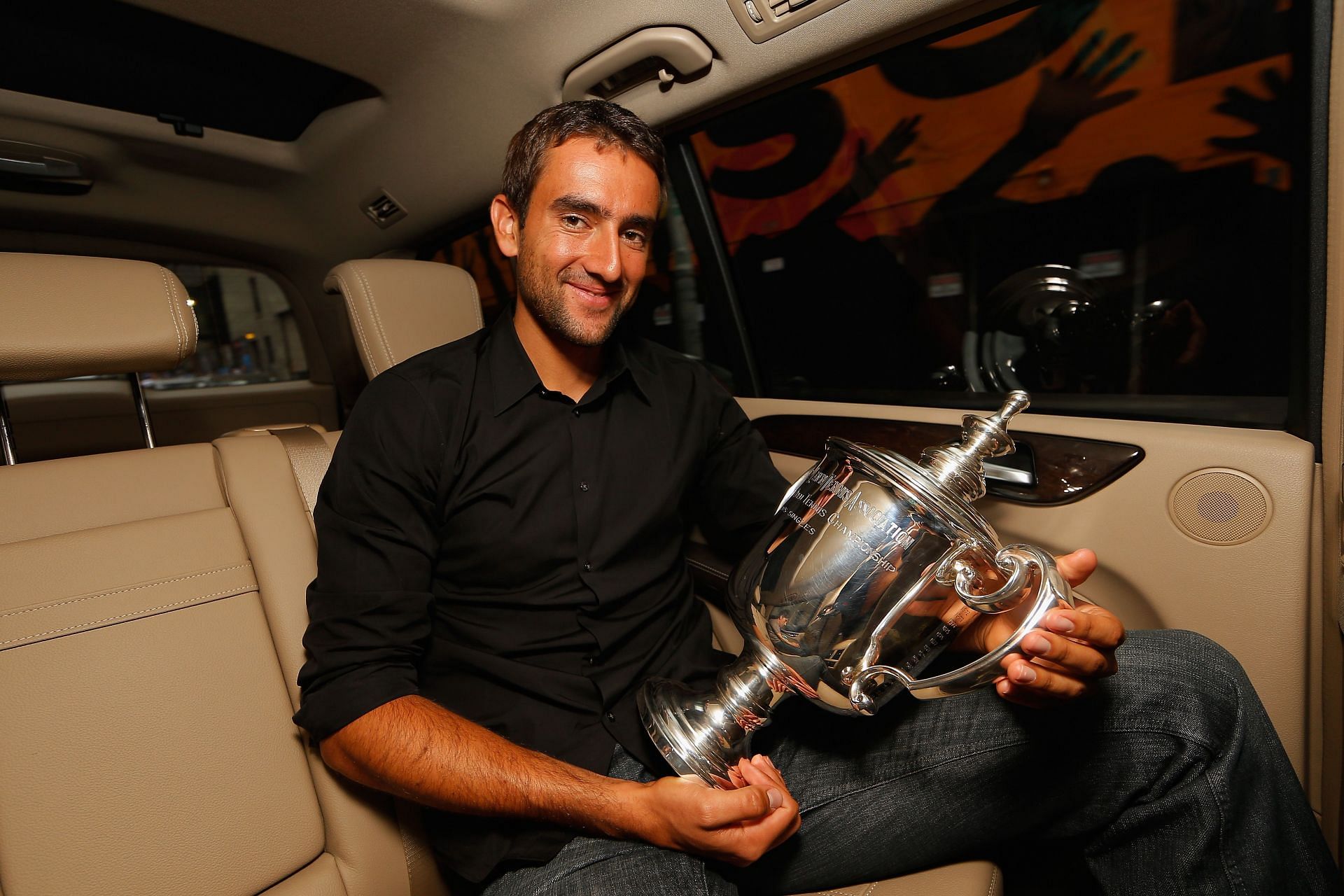 2014 US Open Champion Marin Cilic New York City Trophy Tour