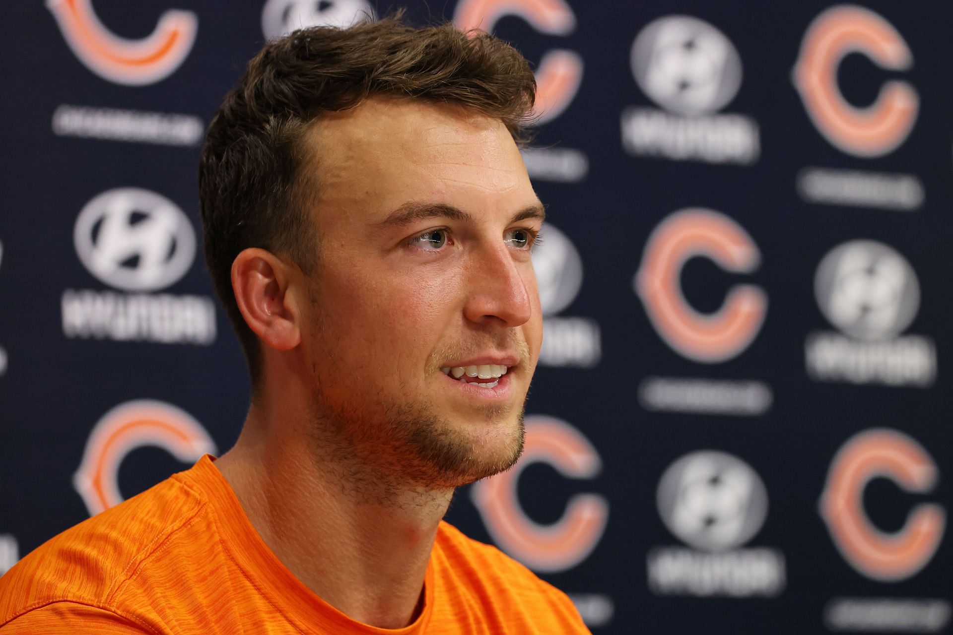 Trevor Siemian in Chicago Bears Training Camp