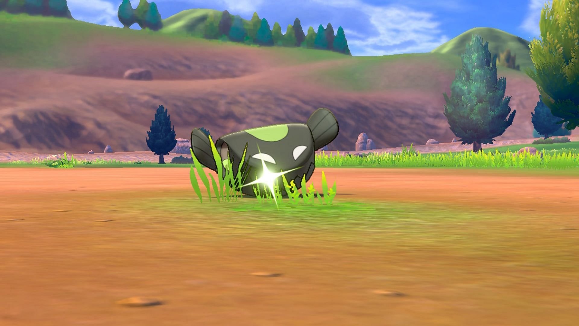 Galarian Stunfisk attacks with Snap Trap (Image via Game Freak)