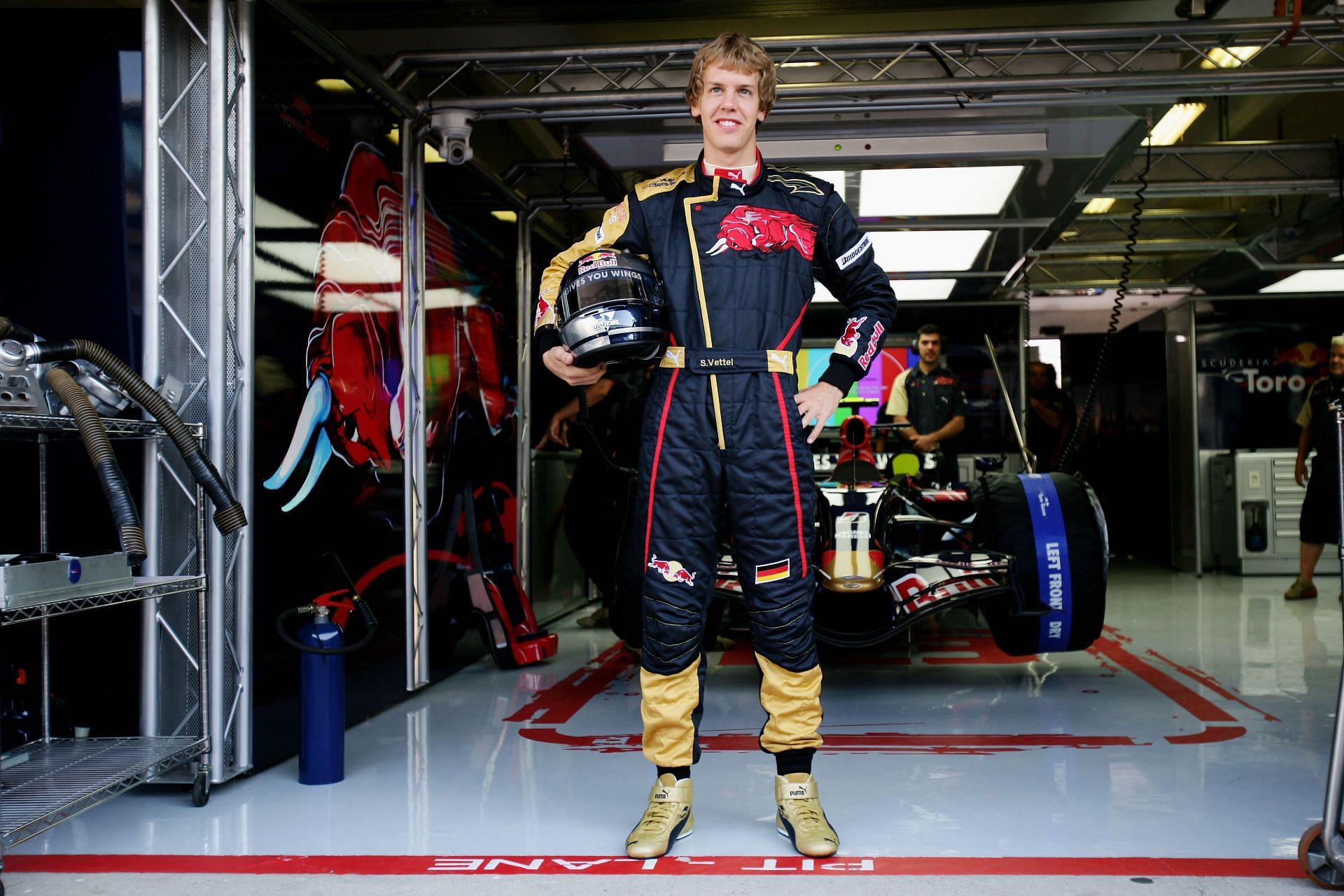 Sebastian Vettel raced for Torro Rosso after a one-off outing with BMW