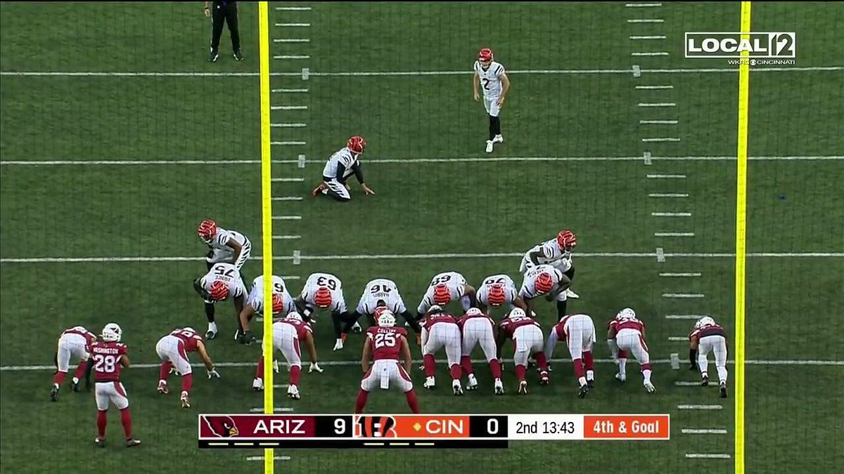 Cincinnati Bengals defensive end Cam Sample (96) lines up on defense during  an NFL football game against the Arizona Cardinals, Friday, Aug. 12, 2022,  in Cincinnati. (AP Photo/Zach Bolinger Stock Photo - Alamy