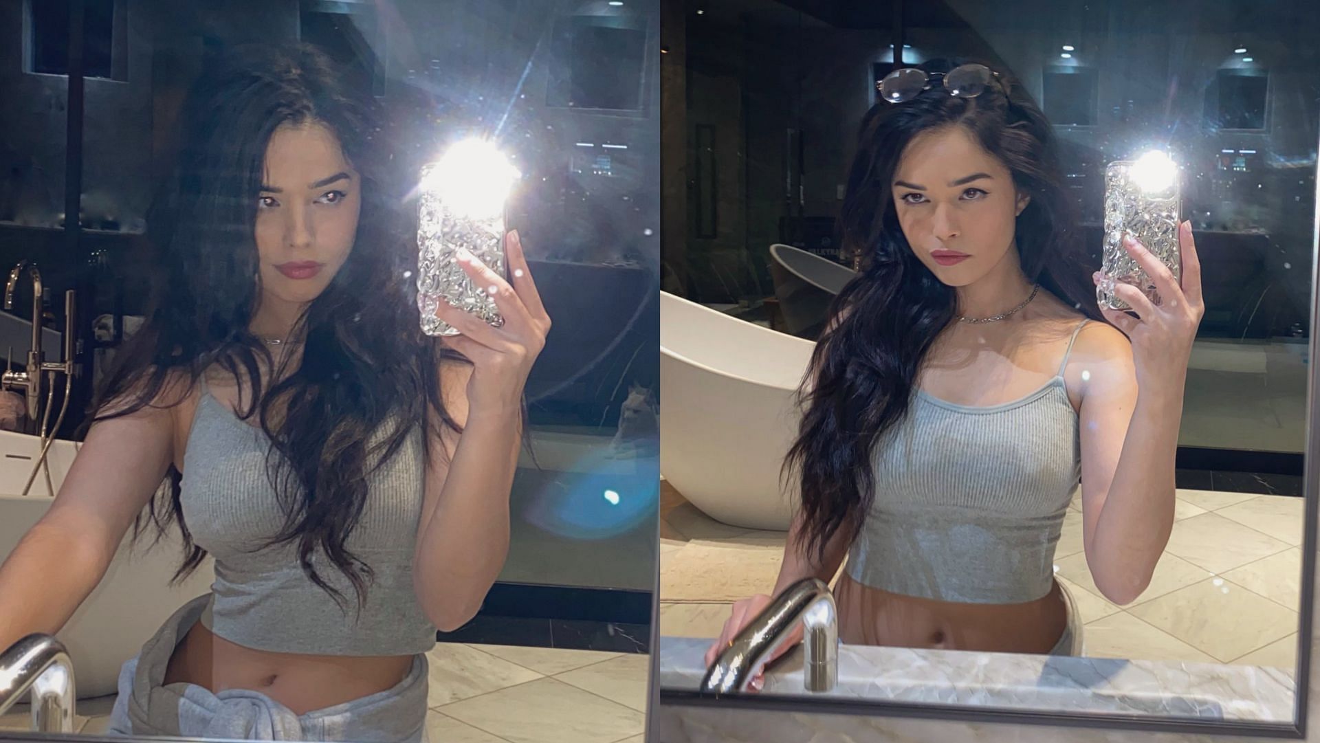 Valkyrae had her peers talking with her latest selfies (Image via Rae/Twitter)