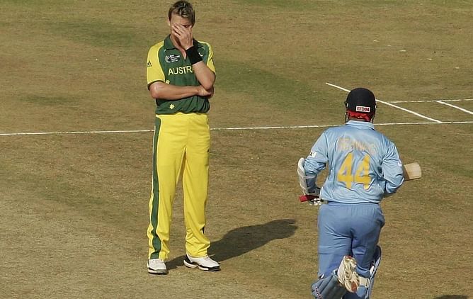 "It went over the stadium for six" - Brett Lee recalls how Australia's ploy against Virender Sehwag backfired