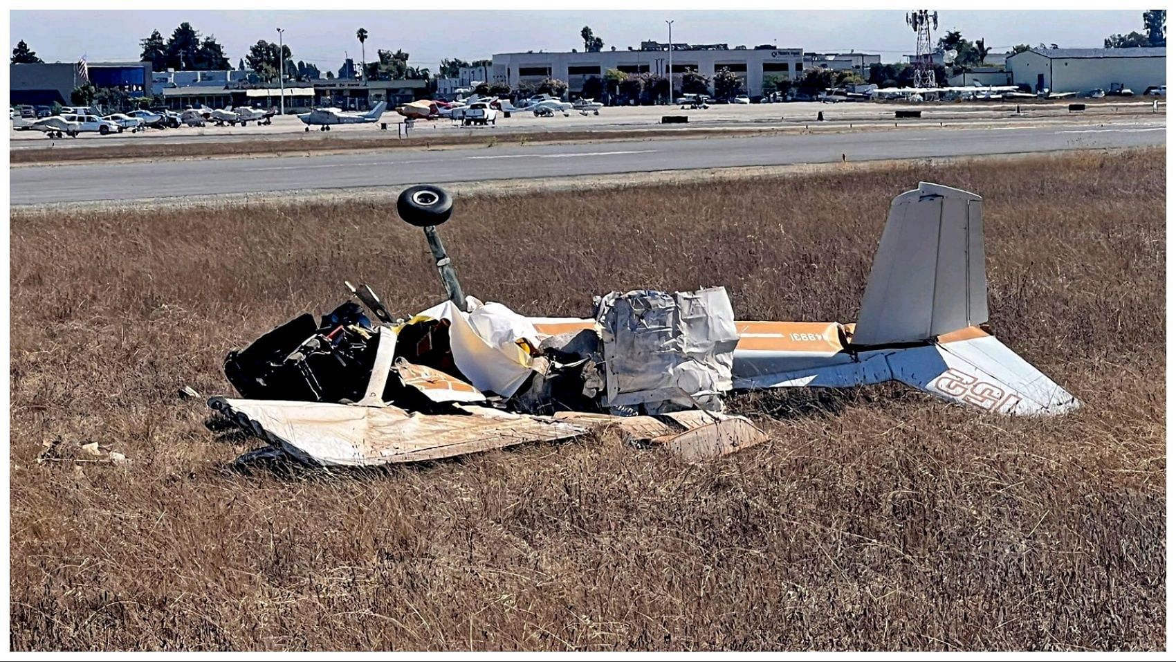 On Thursday, two planes attempting to land collided over Watsonville Municipal Airport in California.(Image via Getty Images)