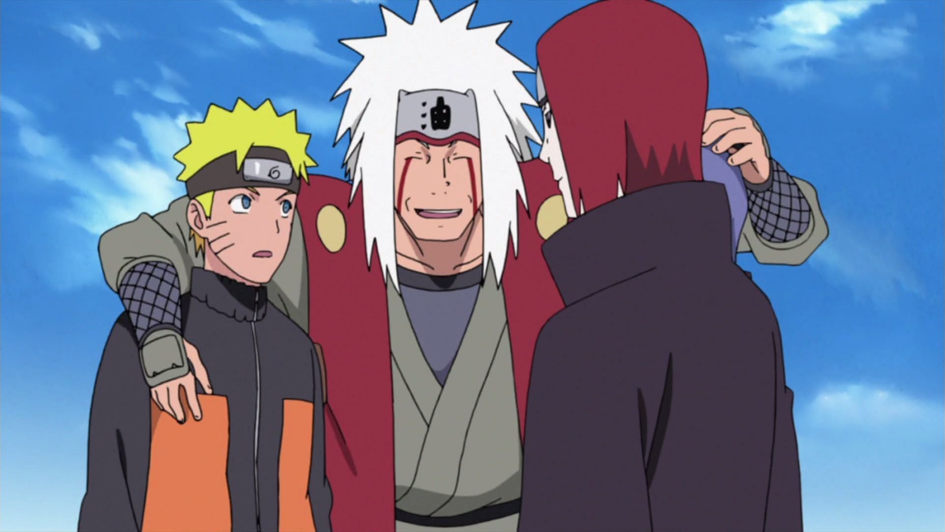 Jiraiya, Naruto, and Nagato (Image via Studio Pierrot)