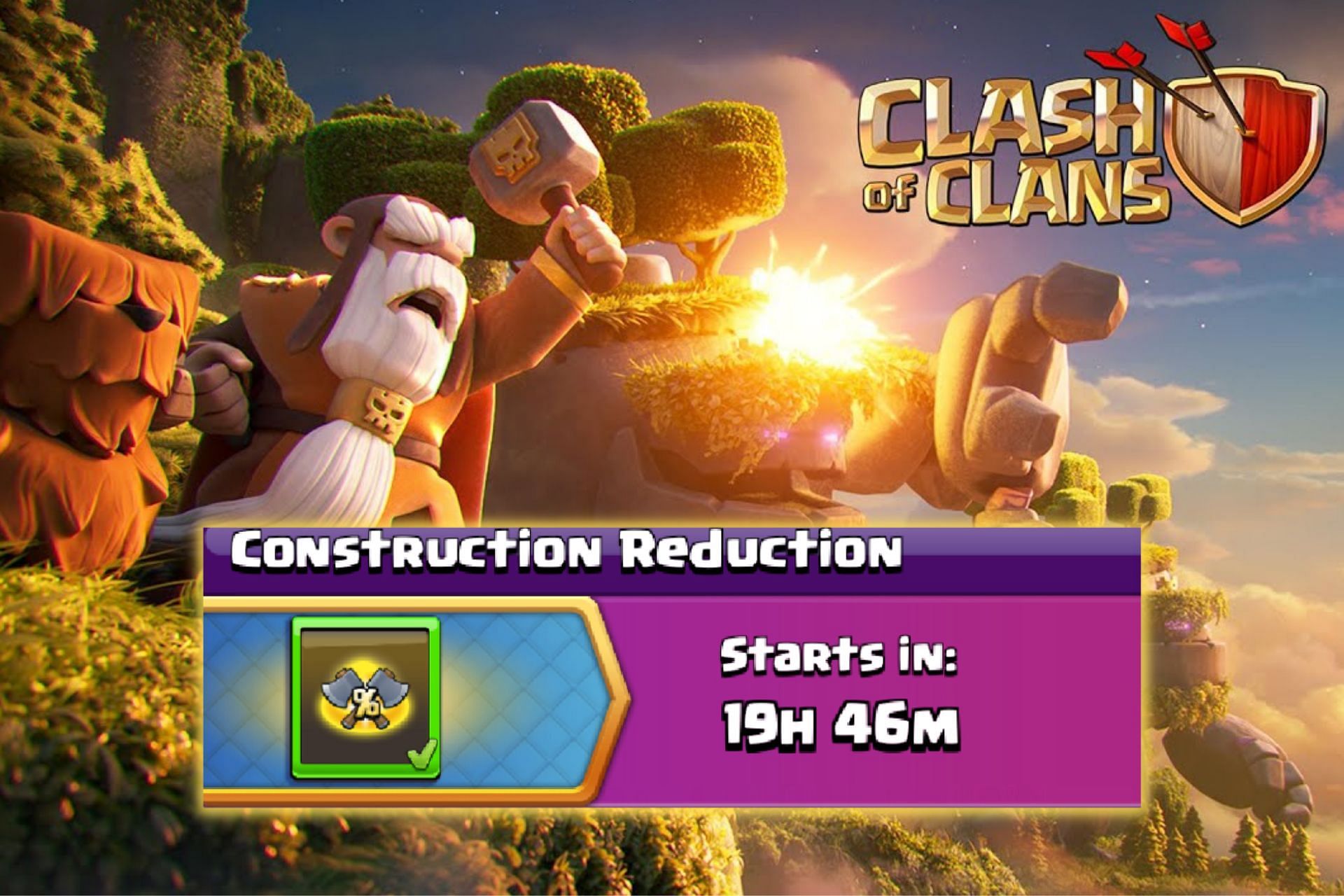 Construction Destruction challenge in Clash of Clans (Image via Sportskeeda)