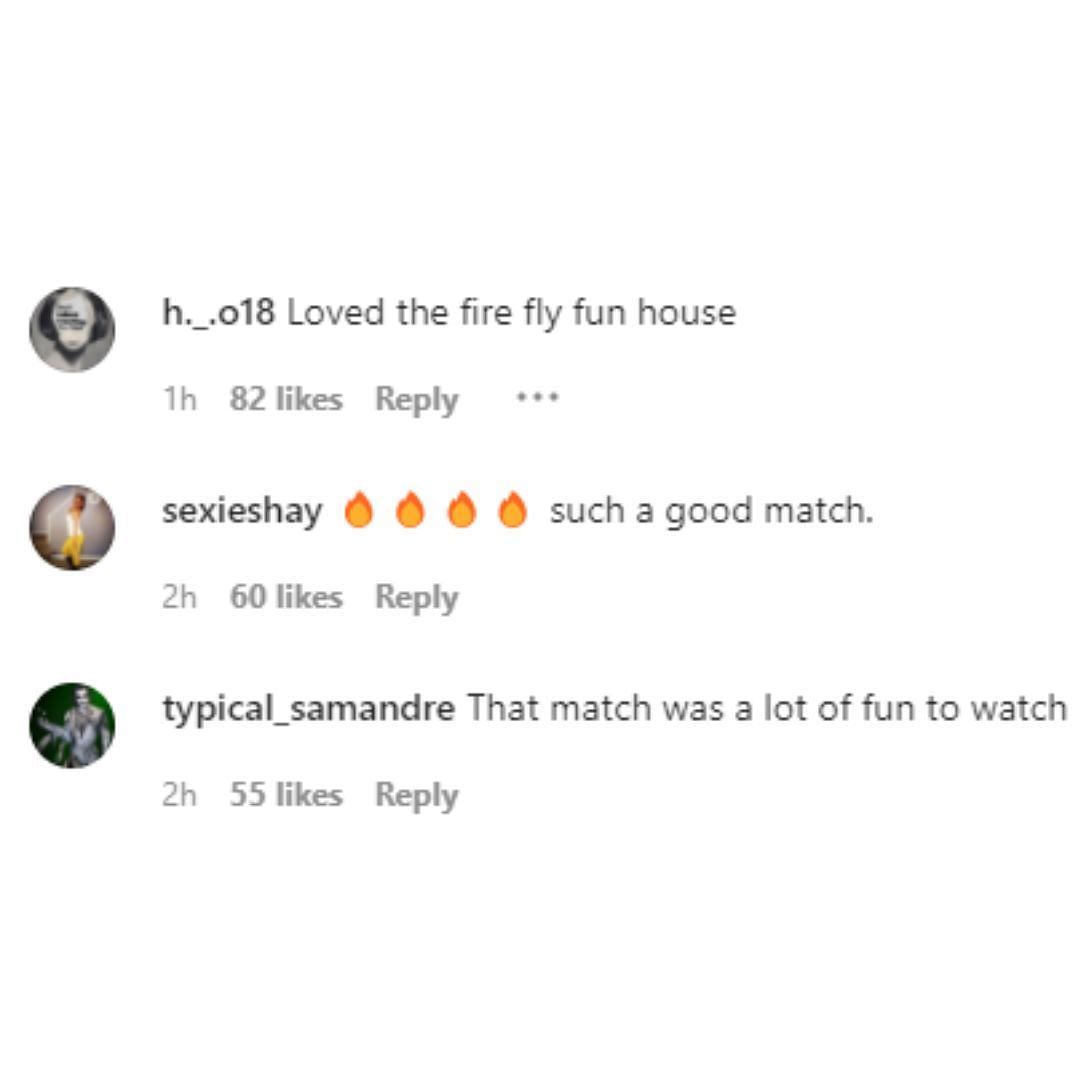 Fans loved their Firefly Fun House match