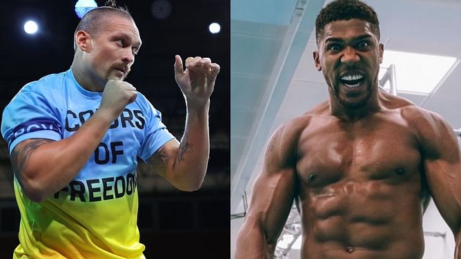 VIDEO: Oleksandr Usyk goes orthodox after Anthony Joshua's honest opinion on 'left-handed' boxers