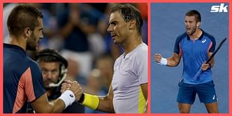 3 players who have faced Rafael Nadal 5 times or more and have a positive head-to-head record against him ft. Borna Coric