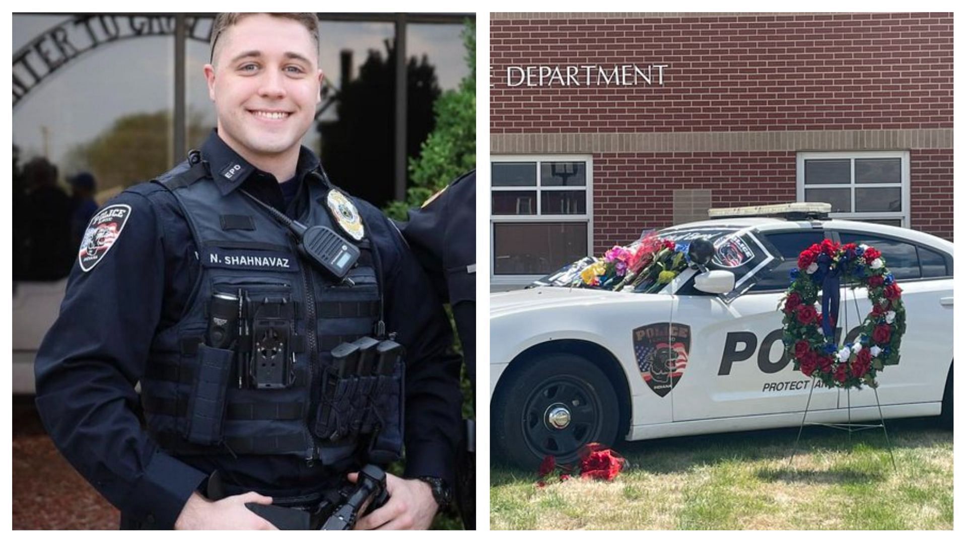 Indiana police officer Noah Shahnavaz was shot to death during a traffic stop (Image via Twitter/Sgt.TonySlocum/IndianaLawEnforcementAcademy)