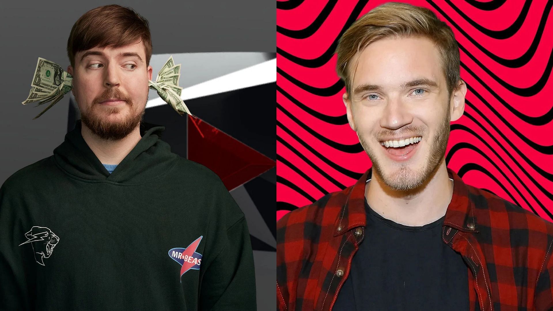 PewDiePie reacts to the idea of MrBeast surpassing him on YouTube(Image via Sportskeeda)