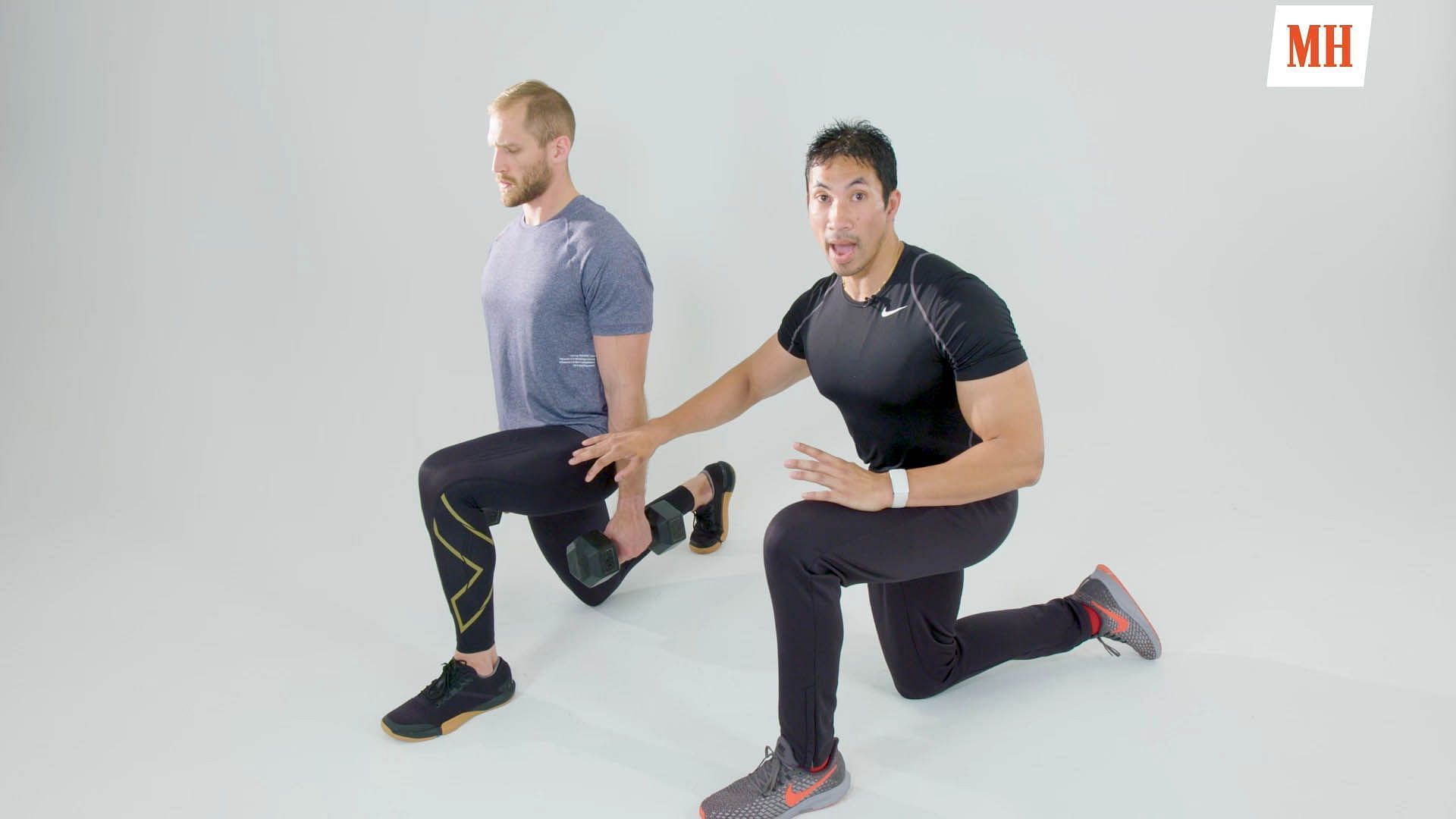 Try lunge variations for stronger legs.
