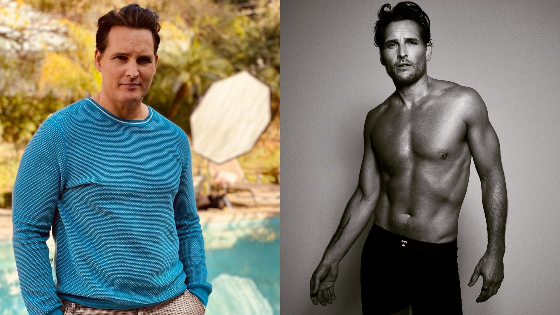 Before and after images of Peter Facinelli&#039;s weight loss (Image via Instagram)