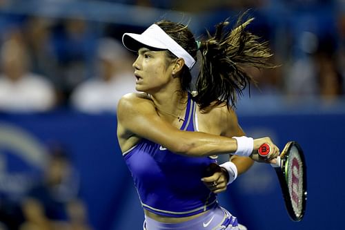 Raducanu at the Citi Open - Day 4