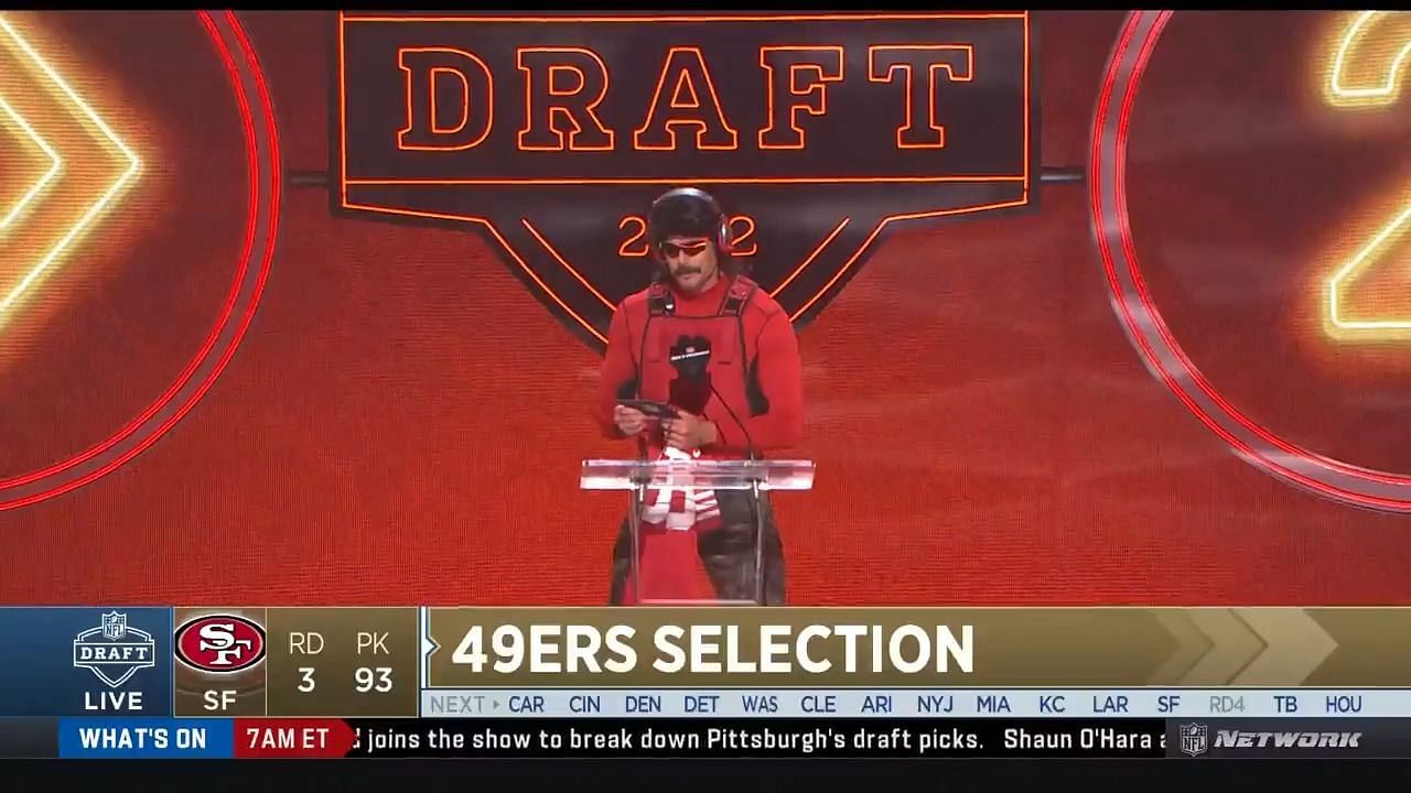 dr disrespect 49ers jersey