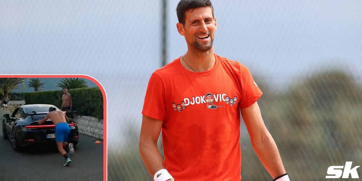 Novak Djokovic takes a novel approach to training