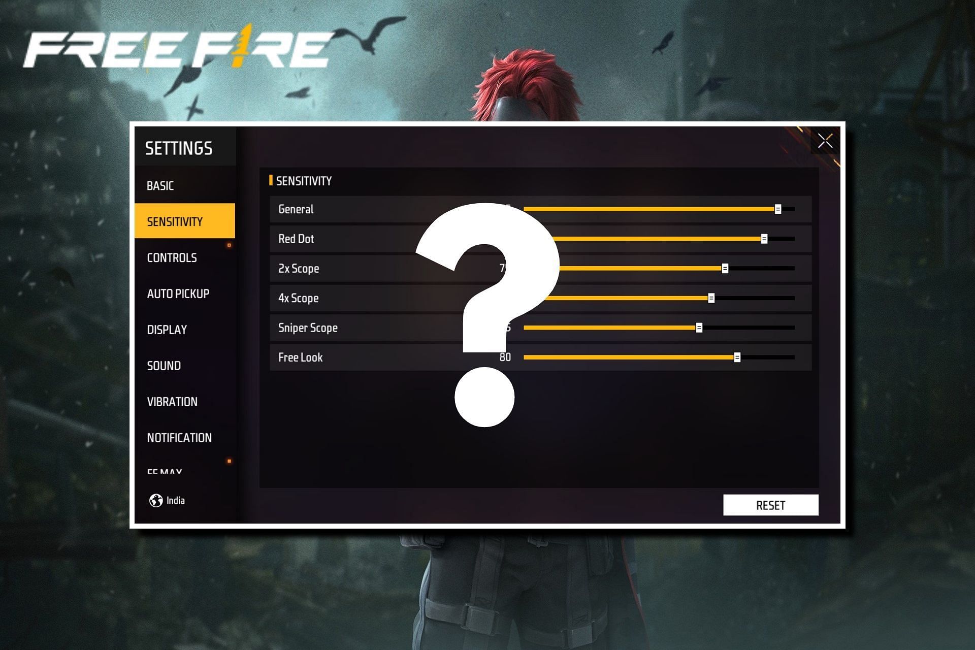 Best Free Fire MAX sensitivity settings for auto headshot (March 2022)