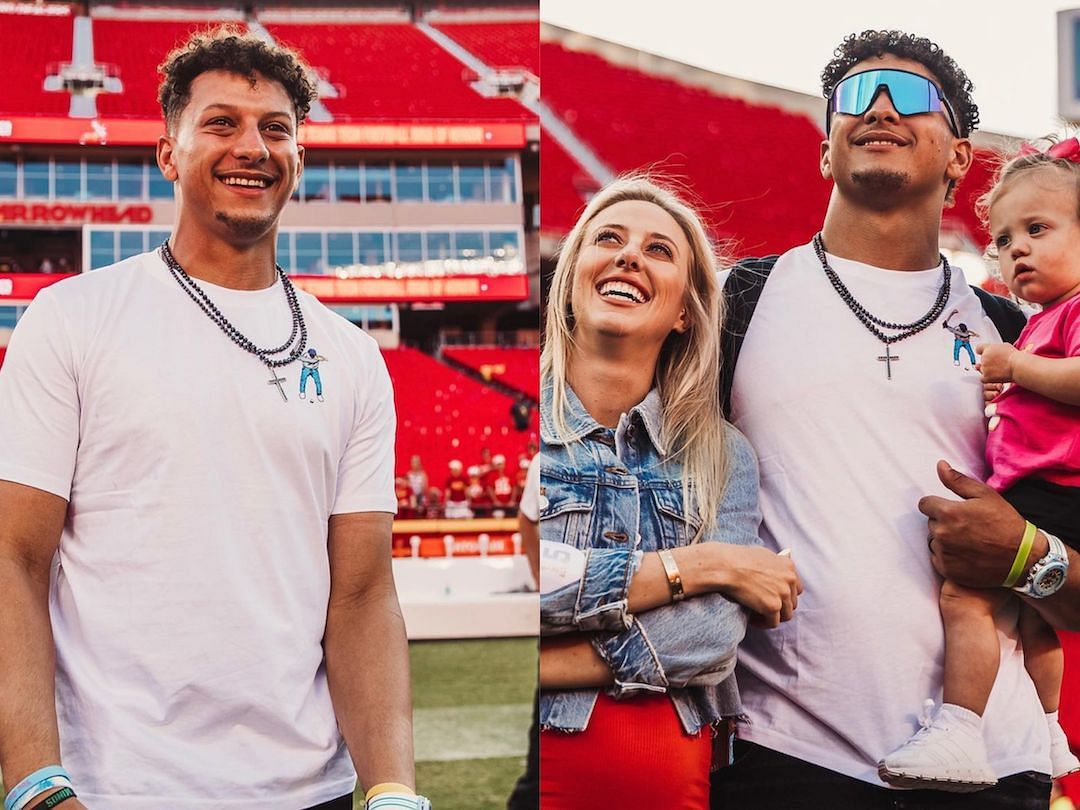 Patrick Mahomes and Mom at Texas Tech Spring Game. Patrick committed to FB  at Tech. Pinned using P…