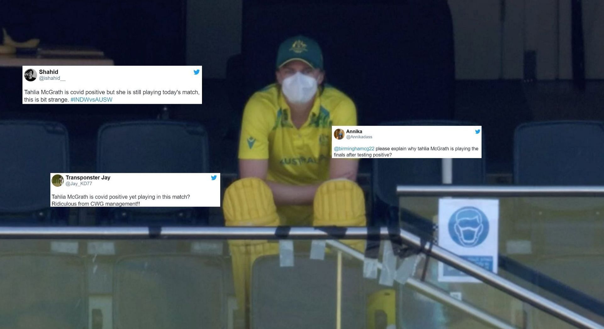 Tahlia McGrath was isolated from the Australian team.