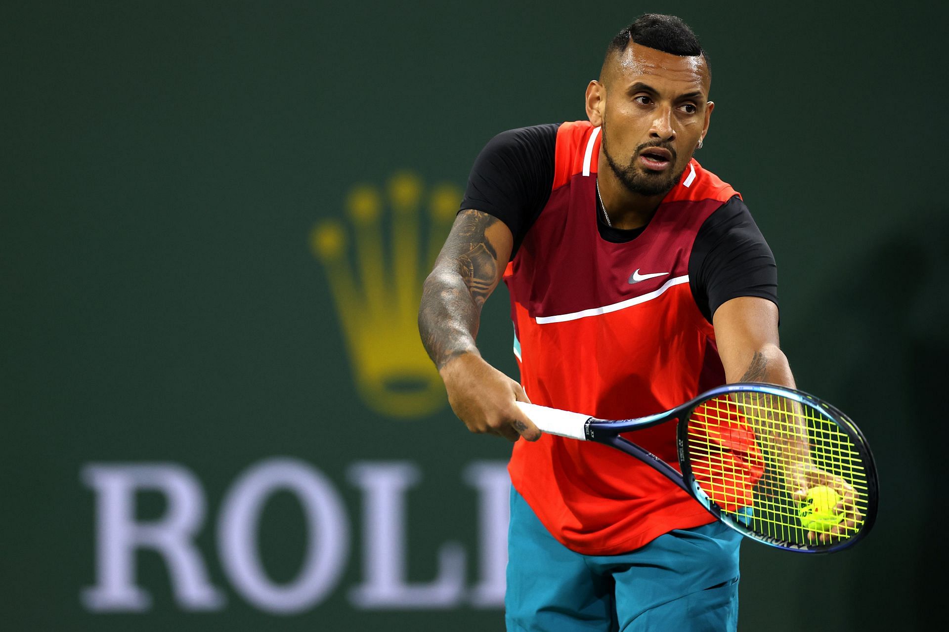 Kyrgios has served up 442 aces in just 28 matches this year