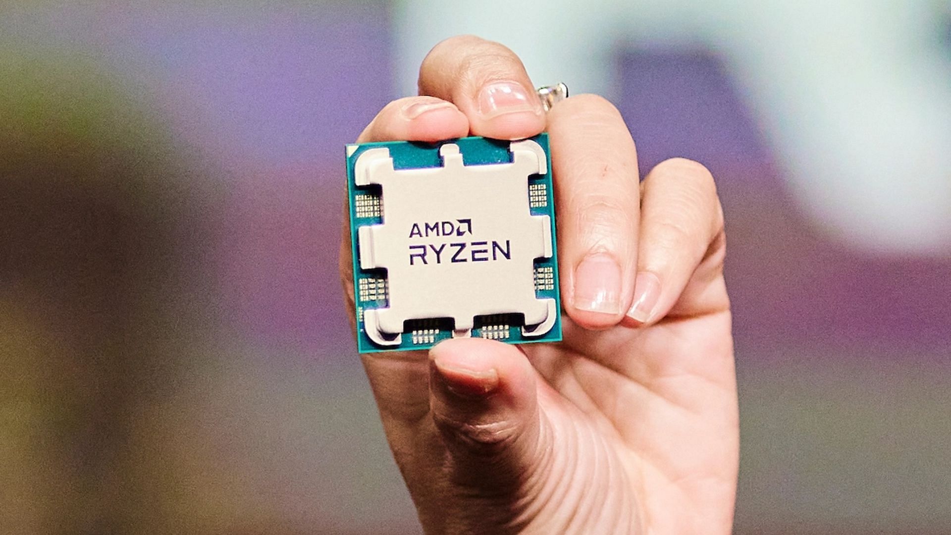 A Ryzen 7000 chip (Image via AMD on YouTube)