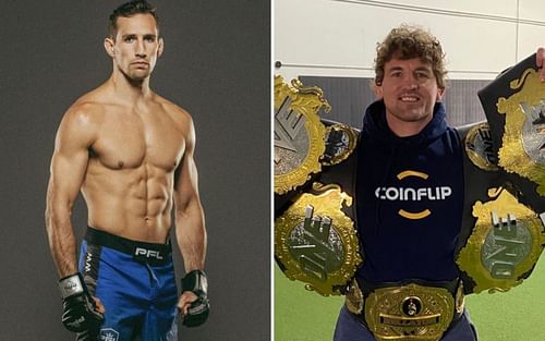 Rory MacDonald (L) and Ben Askren (R)