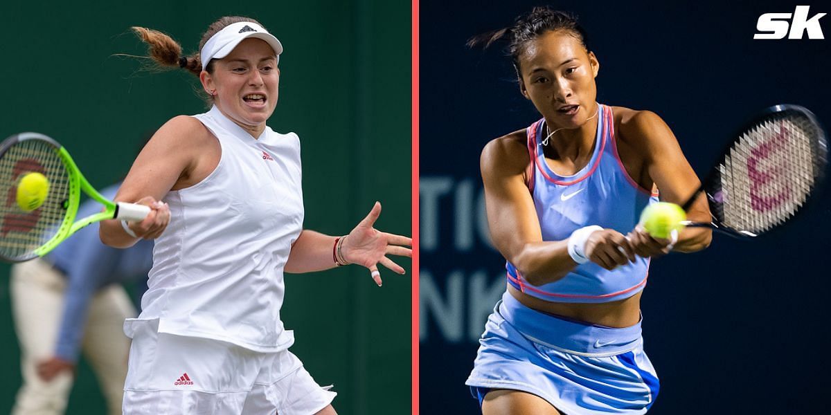 Jelena Ostapenko will square off against Qinwen Zheng in the first round of the US Open