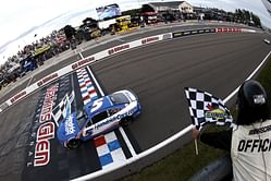 NASCAR 2022: Kyle Larson bumps teammate Chase Elliott to the win at Watkins Glen