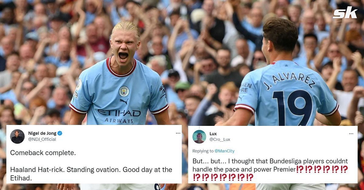 Twitter reacts to Manchester City