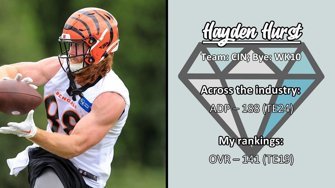 Cincinnati Bengals tight-end Hayden Hurst