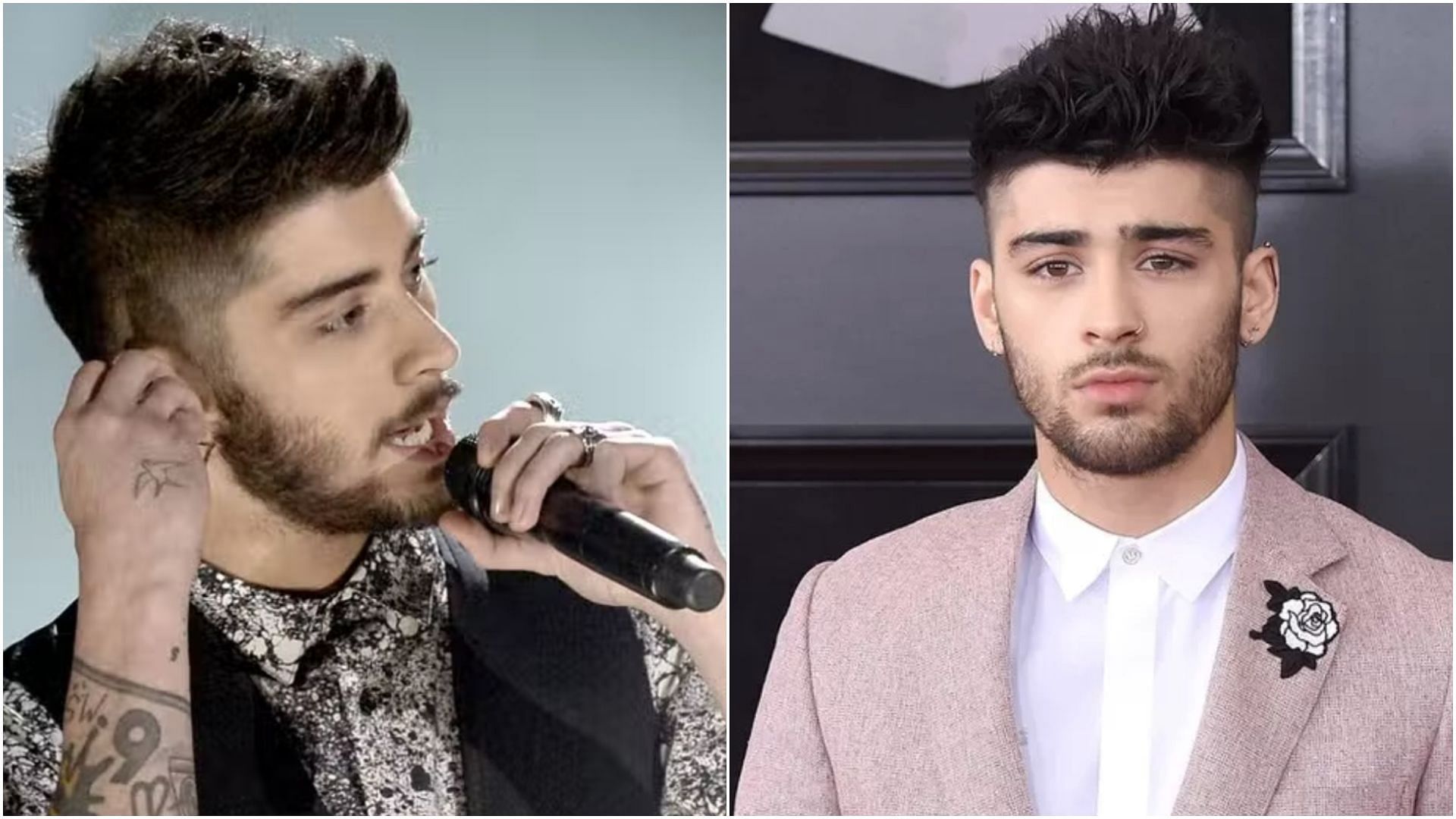 Zayn Malik posted a video of him singing Night Changes(Images via Getty)