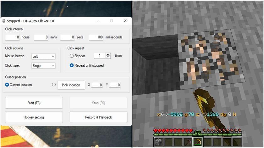 How to use auto-clicker in Minecraft?