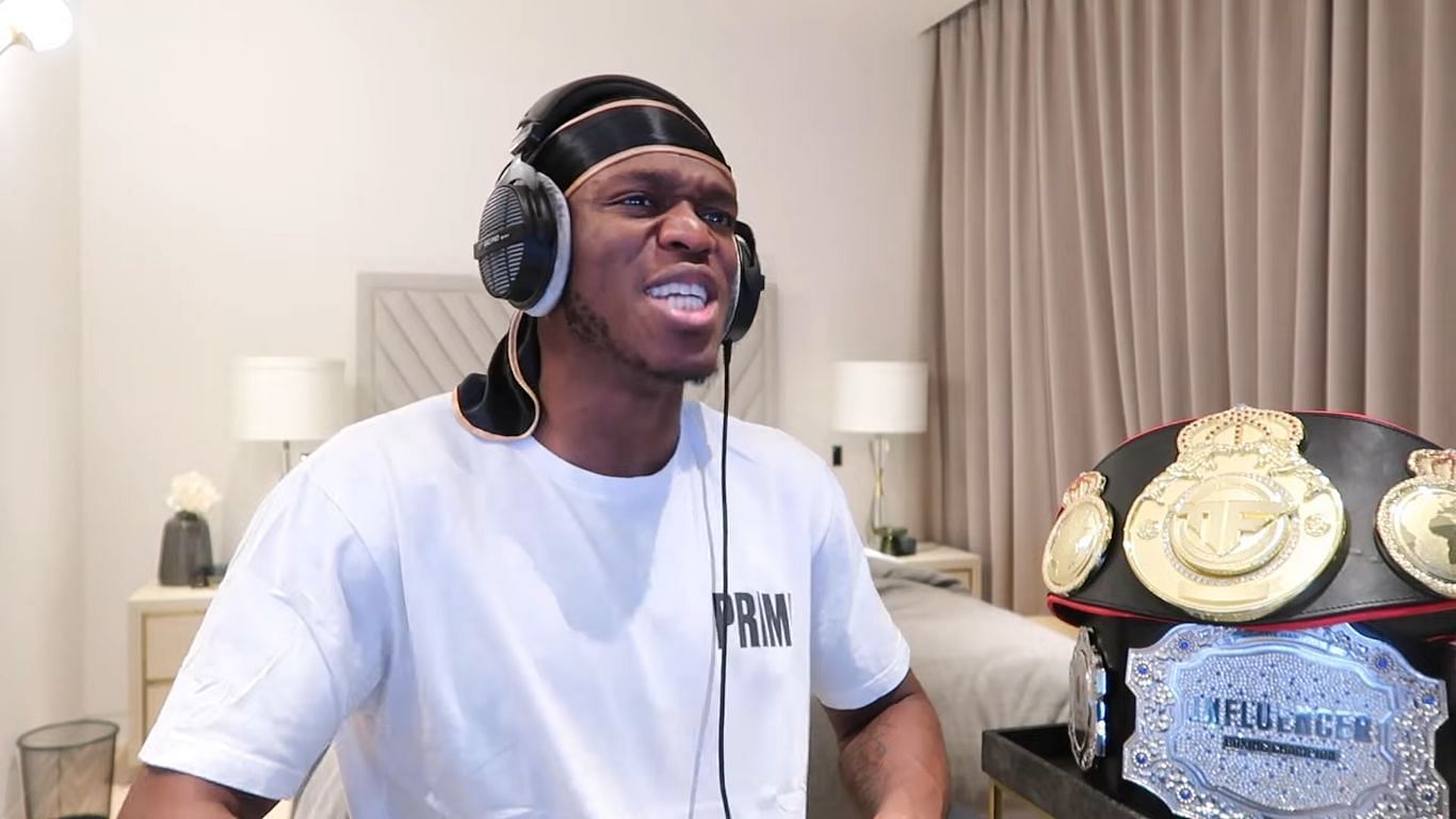 KSI derides Andrew Tate, calls him &quot;dumb&quot; for demeaning women (Image via Sportskeeda)