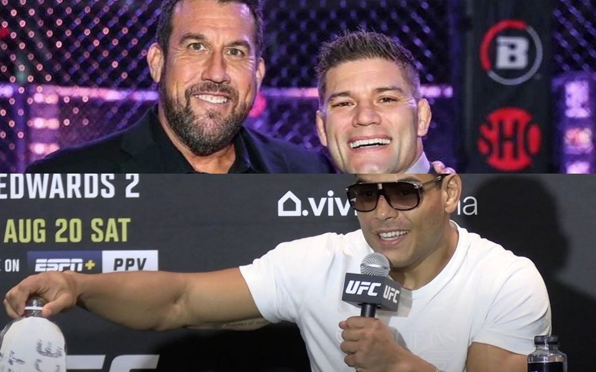 John McCarthy and Josh Thomson (above left and right) and Paulo Costa (below) [Images Courtesy: Getty]