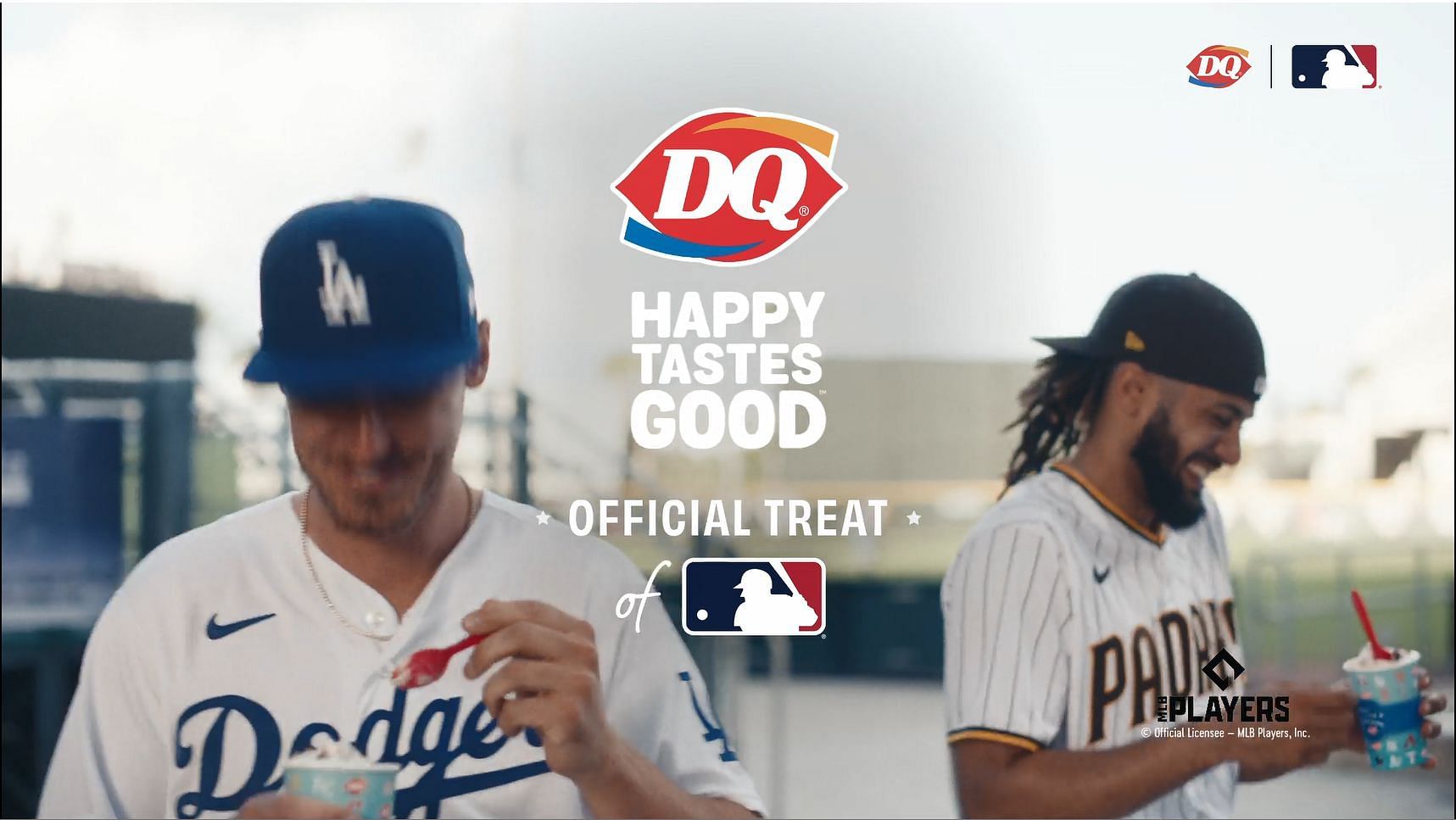 Cody Bellinger and Fernando Tatis Jr. featured in a Dairy Queen ad