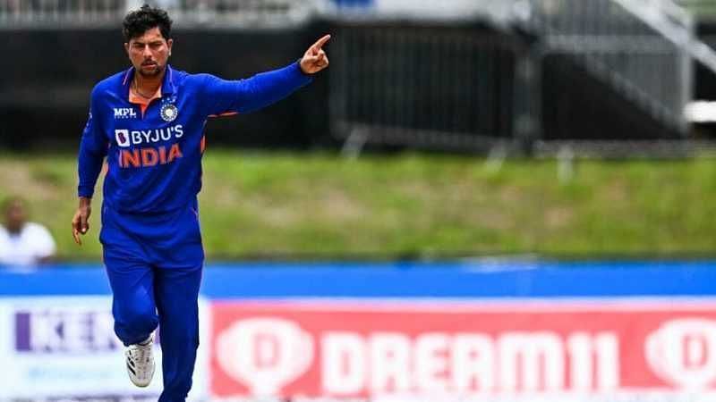 कुलदीप यादव ने वेस्टइंडीज के खिलाफ अंतिम टी20 में शानदार गेंदबाजी की थी 