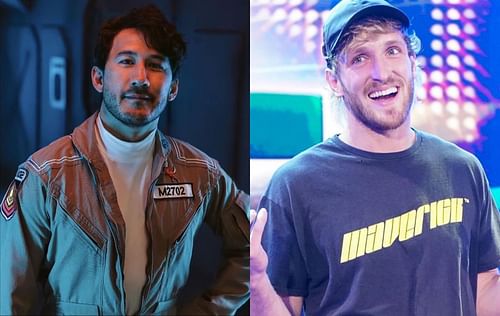 Markiplier (left) and Logan Paul (right)