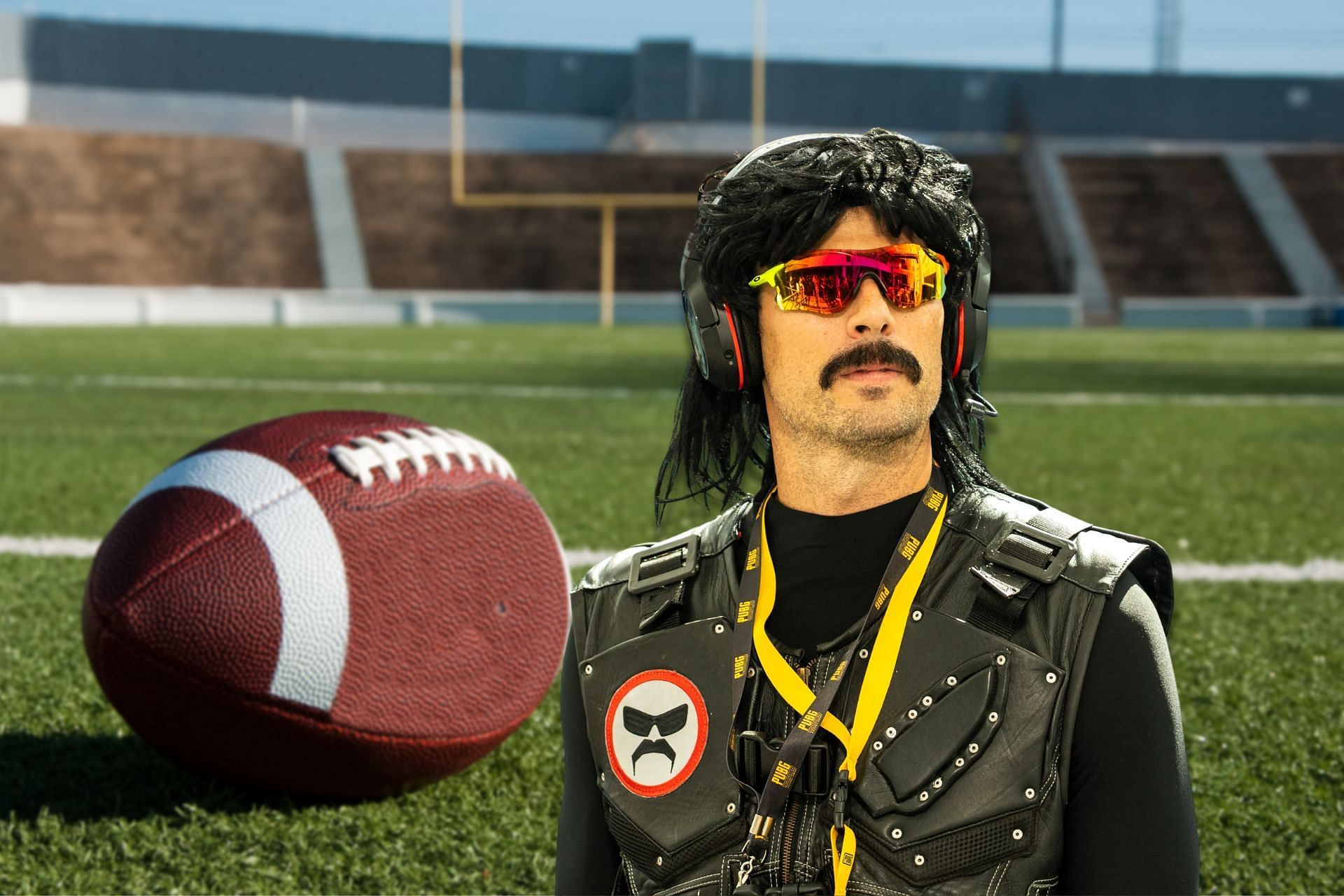Dr DisRespect shares proof of throwing a football across 70 yards (Image via Sportskeeda)