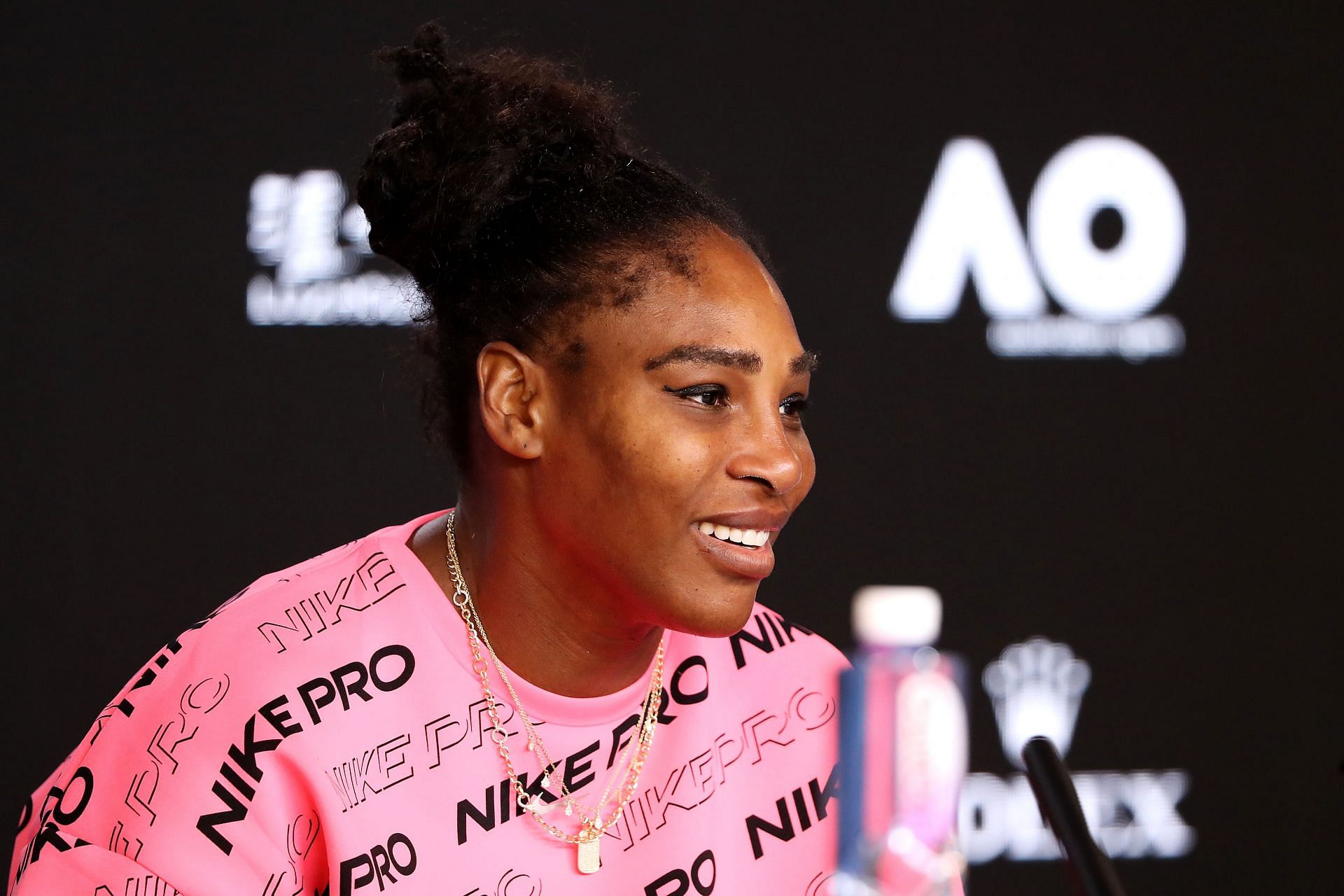Serena Williams pictured at the 2020 Australian Open