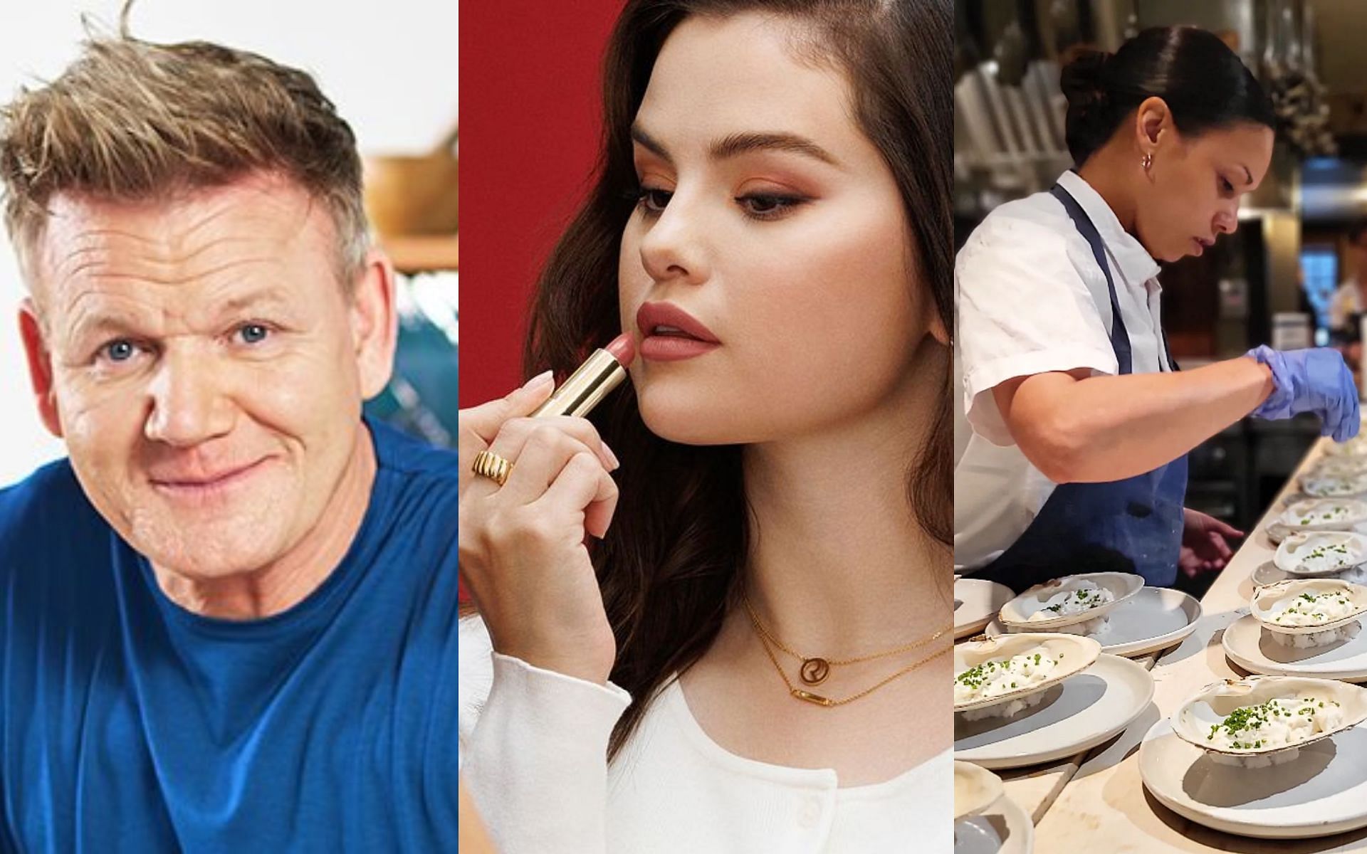 Selena + Chef returns for a brand new season (Images via chefadriennecheatham and selenagomez/ Instagram and GordonRamsay/ Twitter )