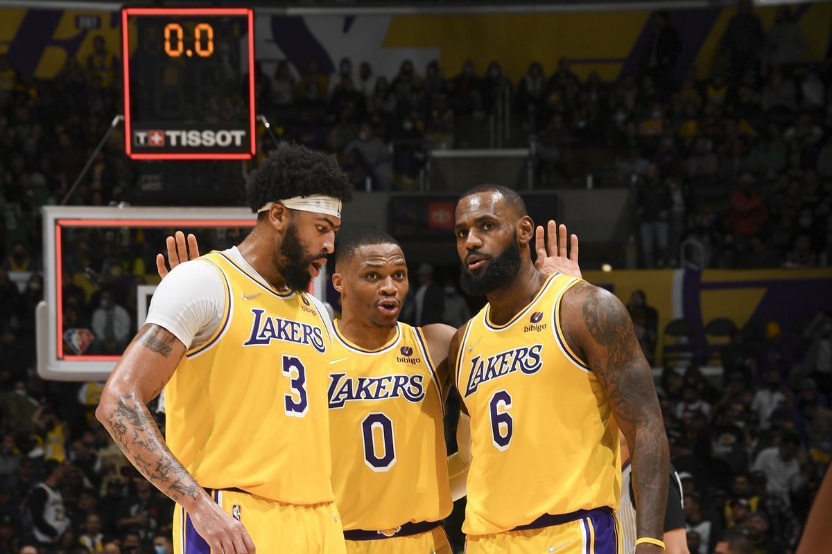 The LA Lakers&#039; Big Three was only 11-10 last season when they played together. [Photo: Silver Screen and Roll]
