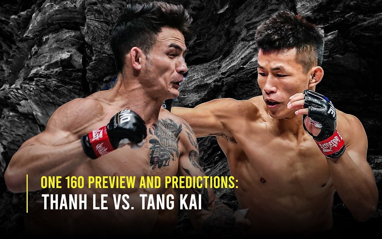 Thanh Le (left) and Tang Kai (right). [Photos ONE Championship]